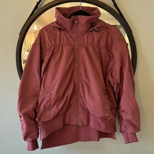 Athleta Bomber Jacket in Tawny Rose